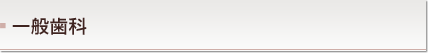 一般歯科